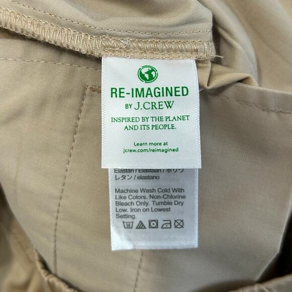 J. Crew Lightweight Chino Pull-On Short NWT Women's Sz XXS Beige Pleated Chic - Picture 6 of 7